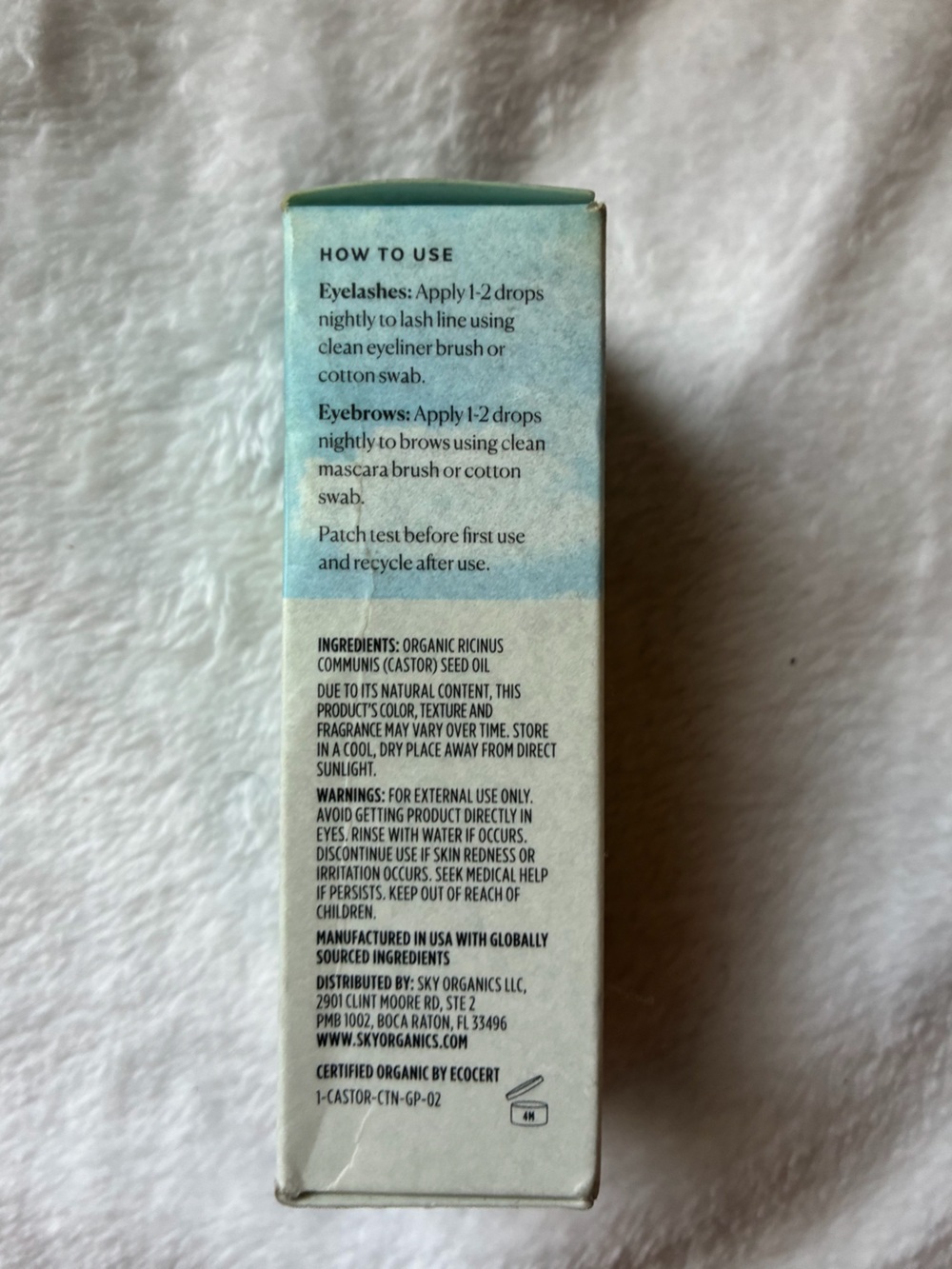 Organic Castor Oil Eyelash Serum - Picture 4 of 5